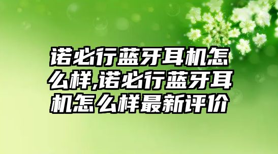 諾必行藍牙耳機怎么樣,諾必行藍牙耳機怎么樣最新評價