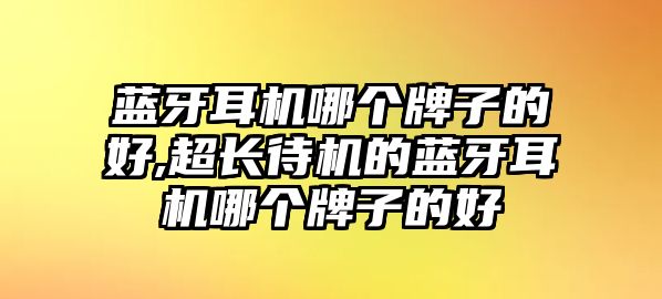 藍(lán)牙耳機(jī)哪個牌子的好,超長待機(jī)的藍(lán)牙耳機(jī)哪個牌子的好