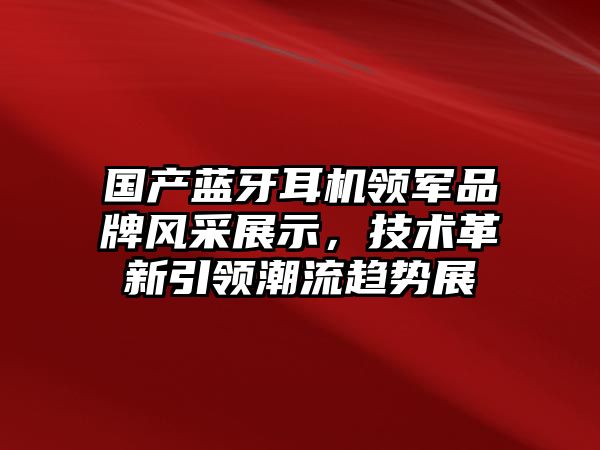 國(guó)產(chǎn)藍(lán)牙耳機(jī)領(lǐng)軍品牌風(fēng)采展示，技術(shù)革新引領(lǐng)潮流趨勢(shì)展